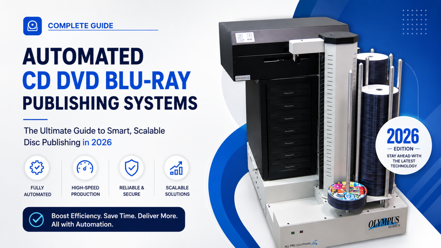 Complete Guide to Automated CD DVD Blu-ray Publishing Systems in 2026